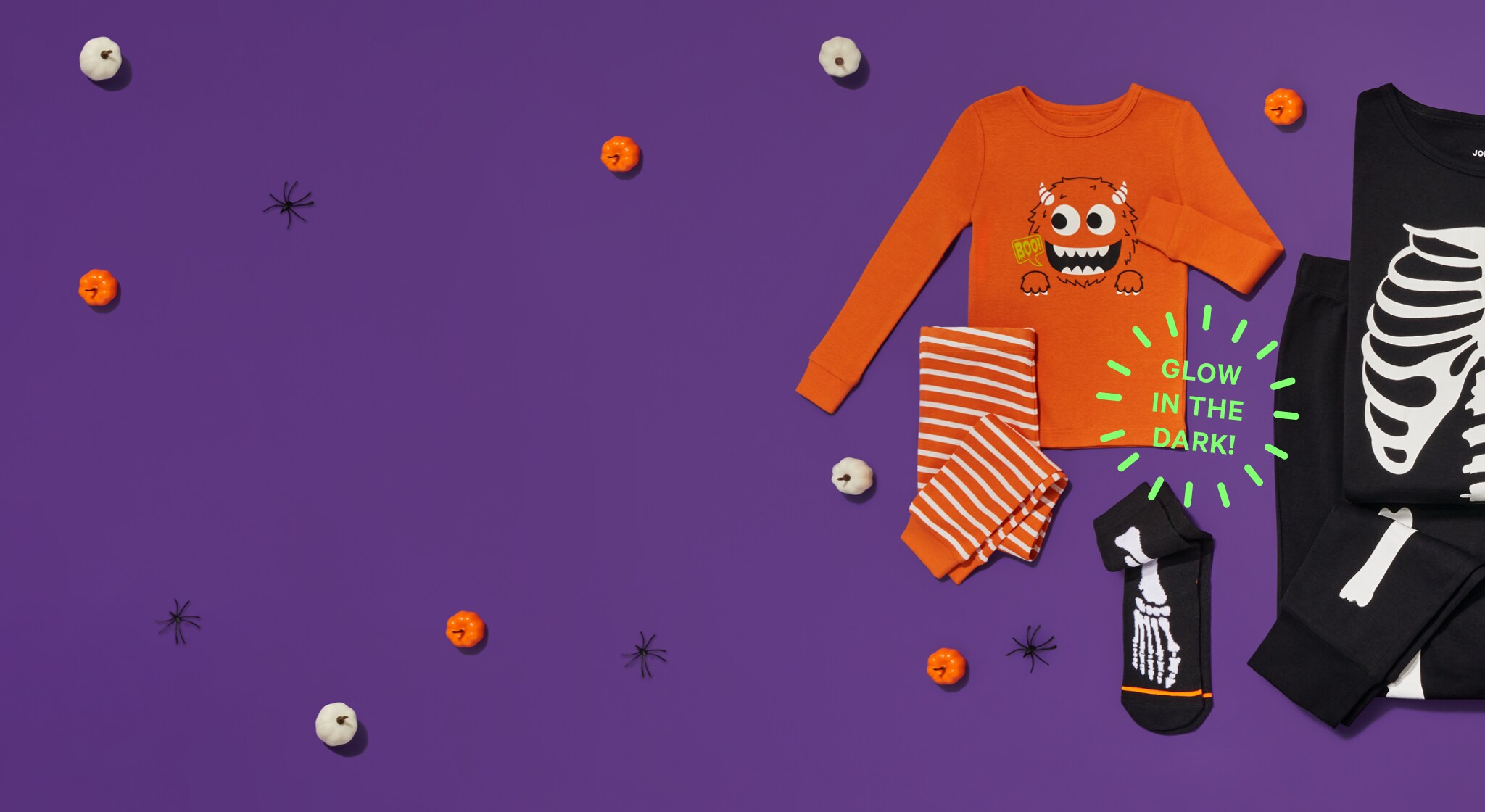 Joe fresh sales skeleton pajamas